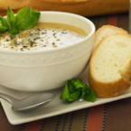 Medium krem supa ot kiselets s lapad i kopriva