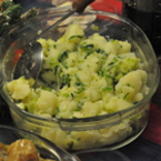 Картофена салата с праз лук