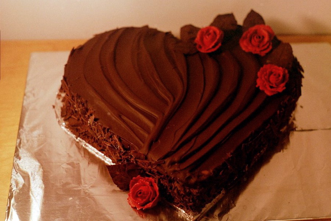 Шоколадова торта за Свети Валентин
