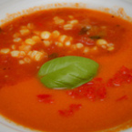 Доматена крем супа с царевица