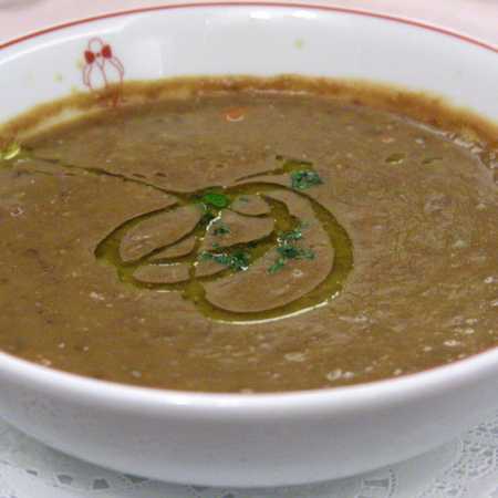 Large krem supa ot leshta s morkovi