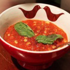 Крем супа от домати с царевица и джинджифил