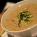 Medium krem supa s chervena leshta