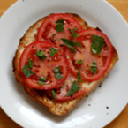 Запечен сандвич с домати