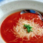 Доматена крем супа с пармезан