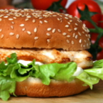 Хамбургер с пилешко филе
