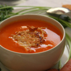 Доматена крем супа с моркови