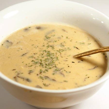 Large kartofena krem supa s gabi