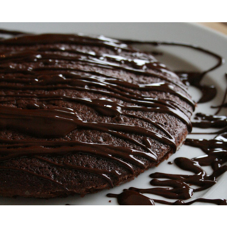 Large shokoladovi palachinki s shokolad