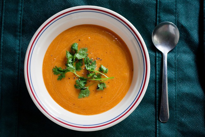 Крем супа от моркови с тиква