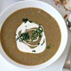 Medium krem supa ot leshta s brokoli