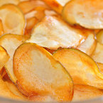 Печен картофен чипс със зехтин