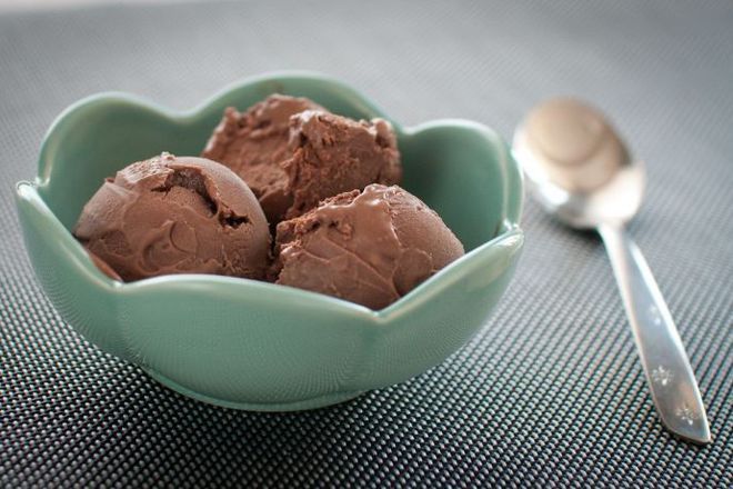 Домашен шоколадов сладолед с масло