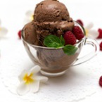 Домашен шоколадов сладолед с мента