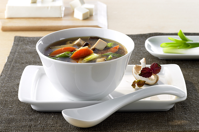 Зеленчукова супа в японски стил