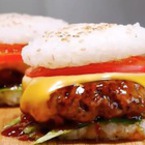 Medium teriaki burger s oriz