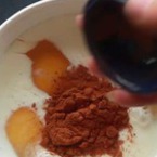 Medium franzela s nutela kakao krave maslo i yaytsa